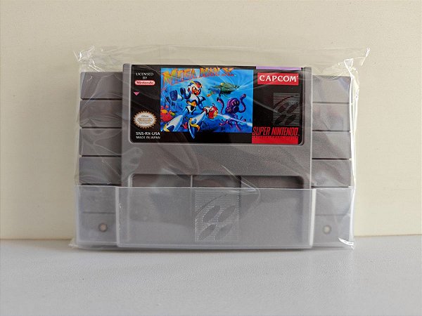 Cartucho Mega Man X Repro - Super Nintendo - Novo