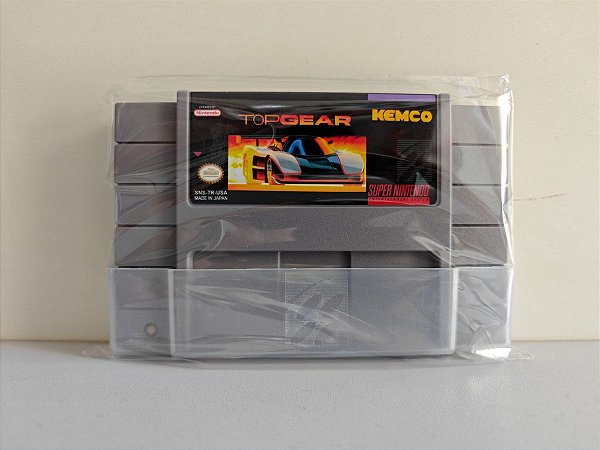 Cartucho Top Gear - Repro - Super Nintendo - Novo