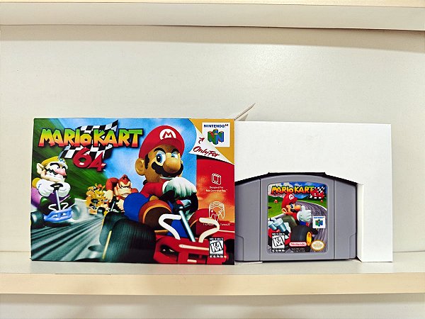 Cartucho Mario Kart 64 - Repro - Nintendo 64 - Novo