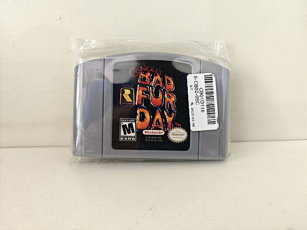 Cartucho Conker's Bad Fur Day Reprô - Novo