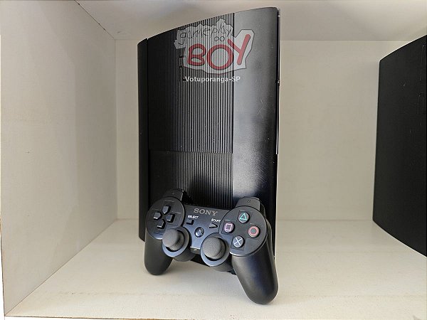 Playstation 3 Super Slim 320Gb + FC24 + 20 Jogos + 14 Mil Retrô D.e.s.b.l.o.q. - Seminovo