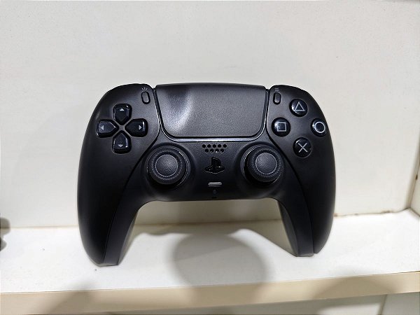 Controle PS5 Dualsense Preto Original Sony - Seminovo