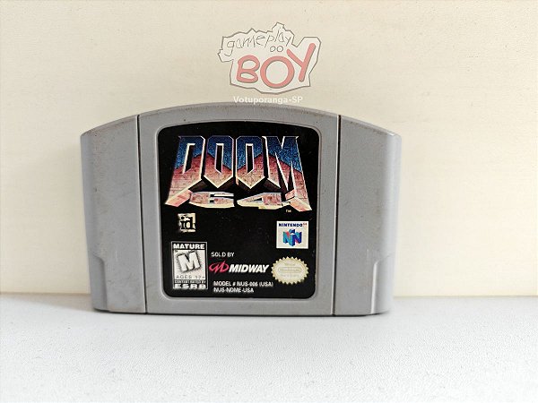 Cartucho Doom - N64 - Original Seminovo