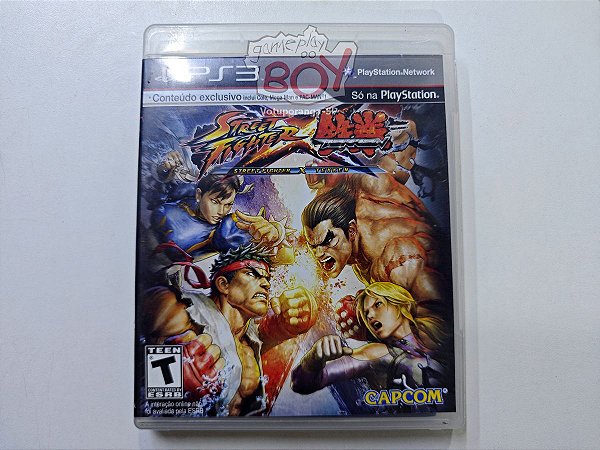 Street Fighter VS Tekken PS3 - Seminovo