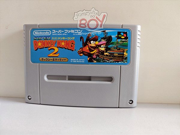 Cartucho Donkey Kong 2 Original (J) - Super Nintendo - Seminovo