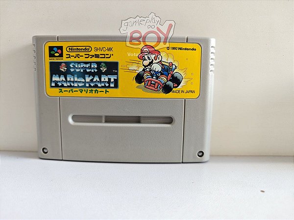 Cartucho Super Mario Kart (J) - Super Nintendo - Novo