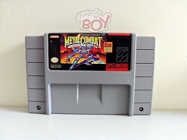 Cartucho Metal Combat - Super Nintendo - Seminovo