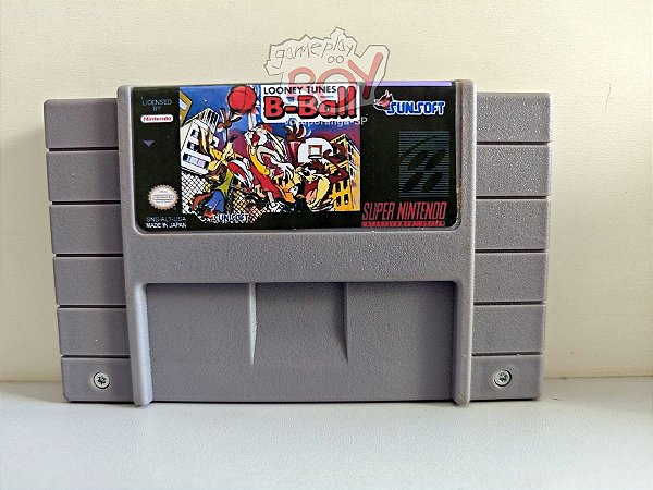 Cartucho Looney Tunes B-Ball - Paralelo - Super Nintendo - Seminovo