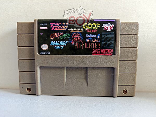 Cartucho 7 in 1 - Paralelo - Super Nintendo - Seminovo