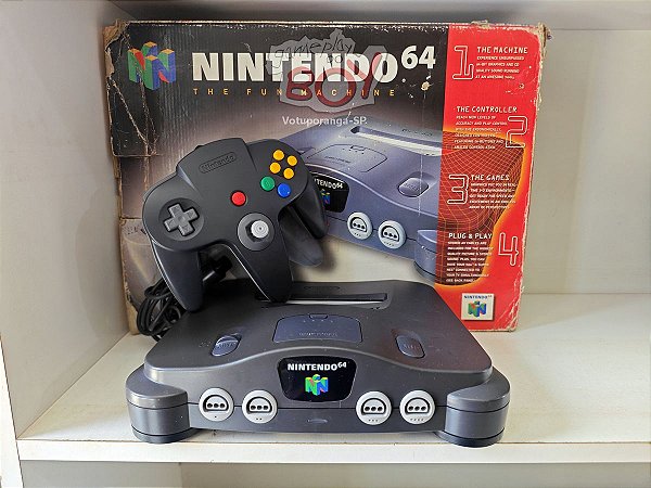 Nintendo 64 Com Caixa e 1 Jogo