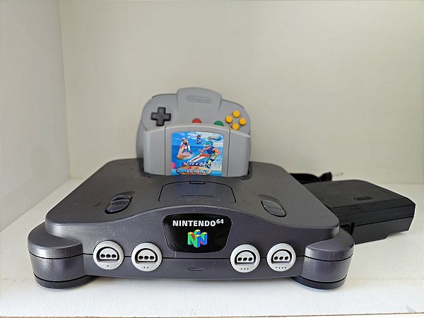 Nintendo 64 Com Jogo Wave Race