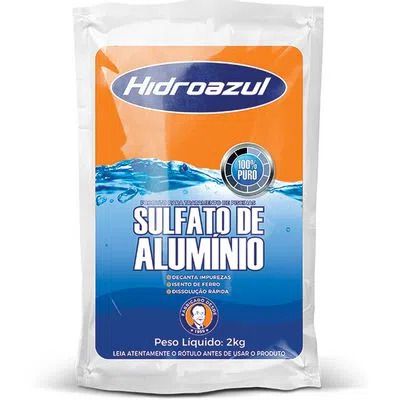 Sulfato de Alumínio HIDROAZUL 2Kg