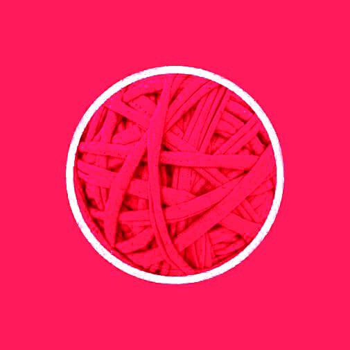 Fio de Malha Premium 33mm Antipilling - ROSA NEON - 500gr - aprox. 110 metros