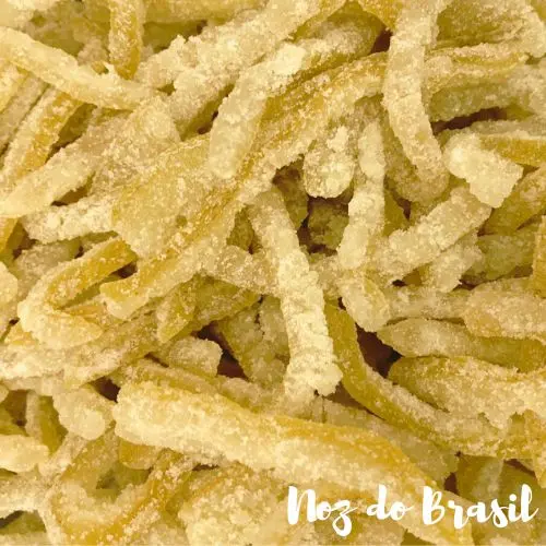 Laranja Cristalizada Tiras - 100g (Noz do Brasil)