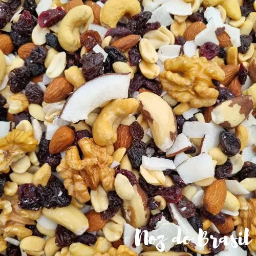 Mix Premium de Castanhas Sem Sal Com Frutas (500g)