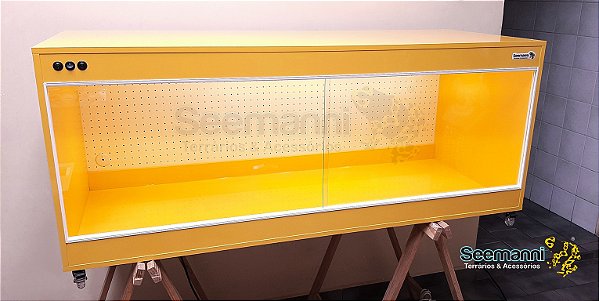 Terrário Amarelo, 150x60x60cm