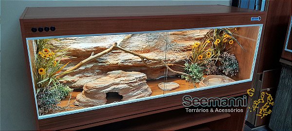 Terrário para Pogona - 150x50x60cm