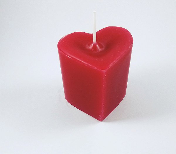 Vela coração 5 x 5      5 unidades