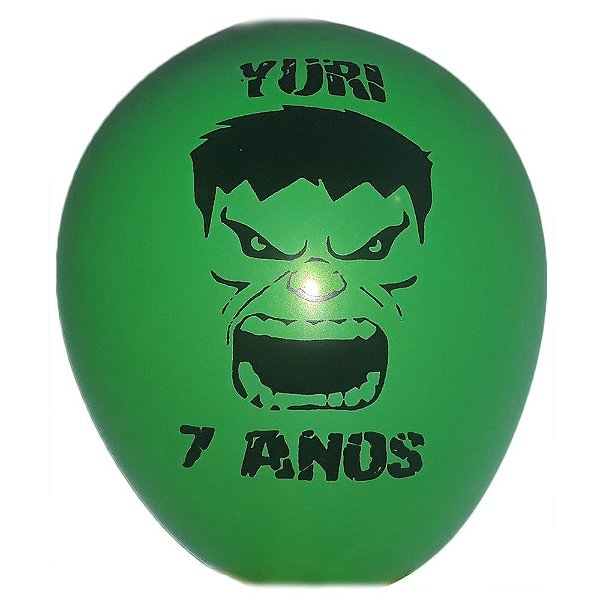 50 Balões Hulk - Led's Marchi