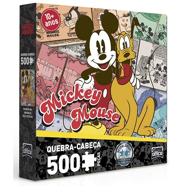 Quebra-Cabeça Mickey Mouse - 500 peças
