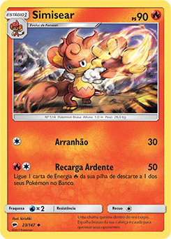 Simisear (23/147) - Carta Avulsa Pokemon