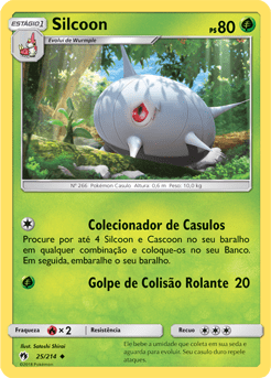 Silcoon (25/214) - Carta Avulsa Pokemon