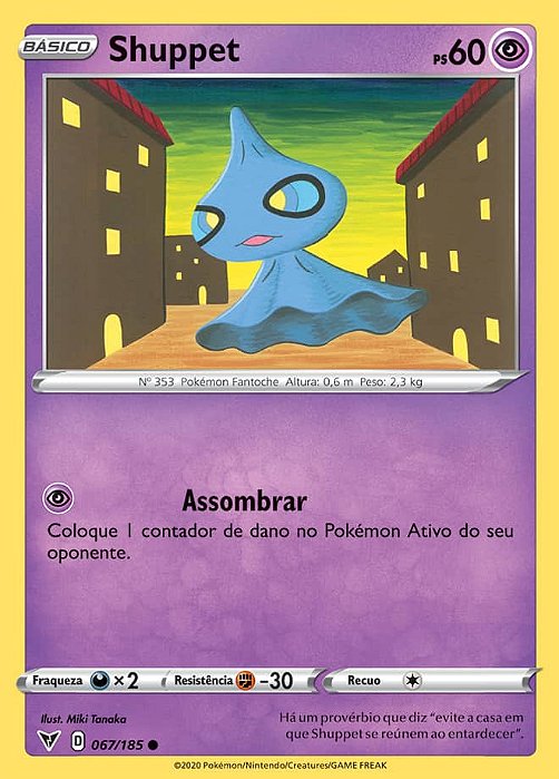 Shuppet (067/185) - Carta Avulsa Pokemon