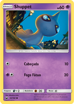 Shuppet (63/168) - Carta Avulsa Pokemon