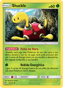 Shuckle (16/214) - Carta Avulsa Pokemon