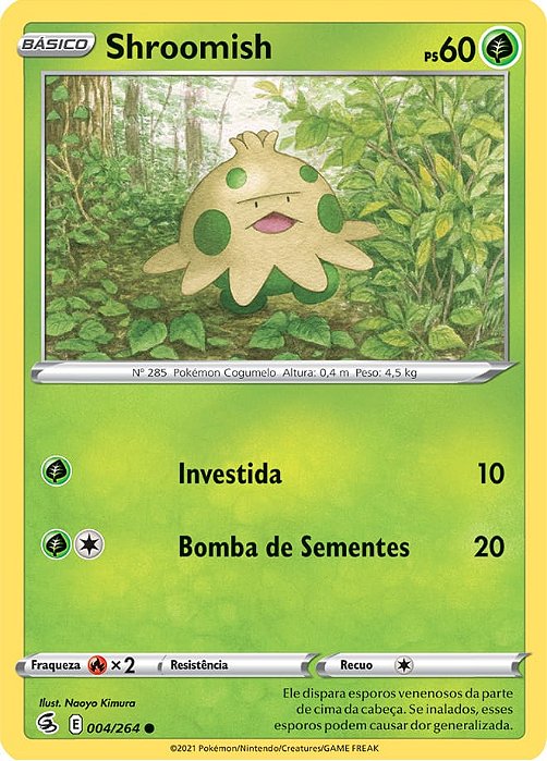 Shroomish (4/264) - Carta Avulsa Pokemon