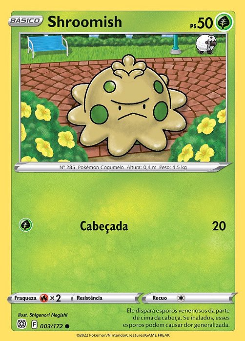 Shroomish (3/172) - Carta Avulsa Pokemon