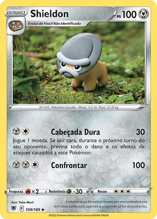 Shieldon (109/189) REV FOIL - Carta Avulsa Pokemon
