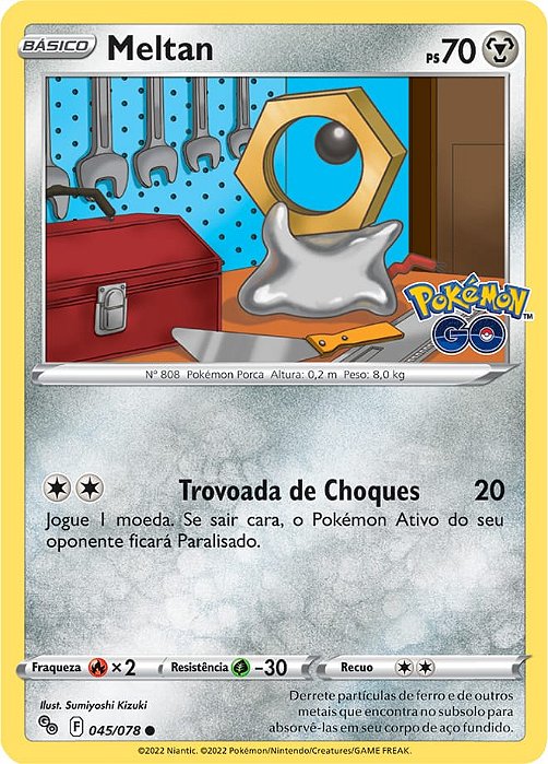 Meltan (045/78) - Carta Avulsa Pokemon