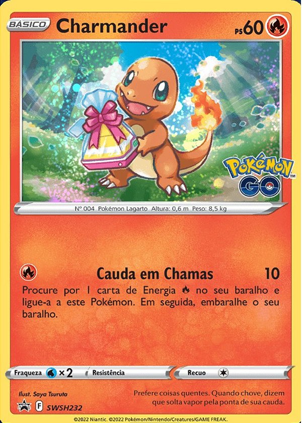 Charmander (SWSH232) FOIL - Carta Avulsa Pokemon