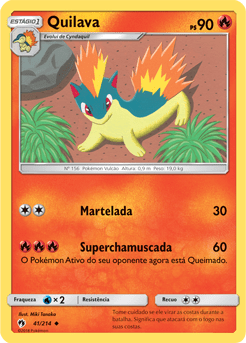 Quilava (41/214) - Carta Avulsa Pokemon