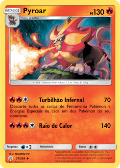 Pyroar (37/236) - Carta Avulsa Pokemon