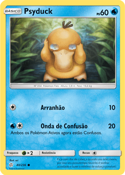 Psyduck (40/236) - Carta Avulsa Pokemon