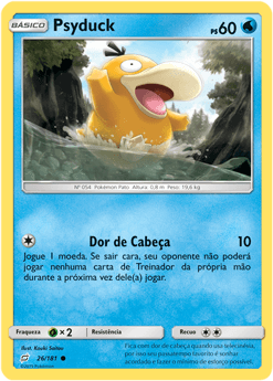 Psyduck (26/181) - Carta Avulsa Pokemon