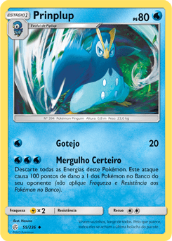 Prinplup (55/236) - Carta Avulsa Pokemon