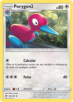 Porygon2 (104/147) - Carta Avulsa Pokemon