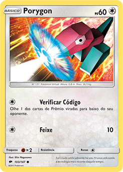 Porygon (103/147) - Carta Avulsa Pokemon