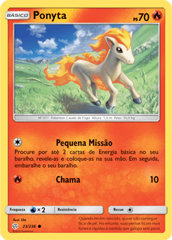 Ponyta (23/236) - Carta Avulsa Pokemon
