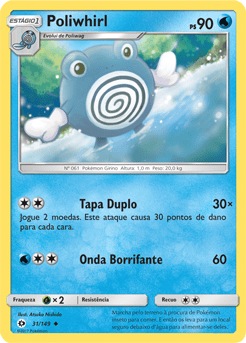 Poliwhirl (31/149) - Carta Avulsa Pokemon
