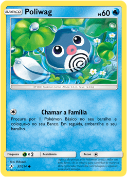 Poliwag (37/214) - Carta Avulsa Pokemon