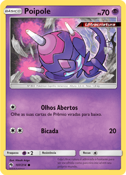 Poipole (107/214) - Carta Avulsa Pokemon