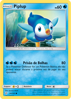 Piplup (54/236) REV FOIL - Carta Avulsa Pokemon