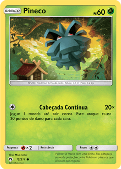 Pineco (15/214) - Carta Avulsa Pokemon