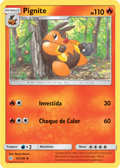 Pignite (32/236) - Carta Avulsa Pokemon