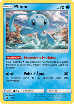 Phione (30/70) - Carta Avulsa Pokemon