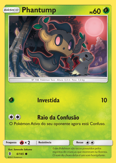Phantump (6/145) - Carta Avulsa Pokemon